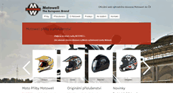 Desktop Screenshot of motowell.cz