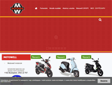 Tablet Screenshot of motowell.hu